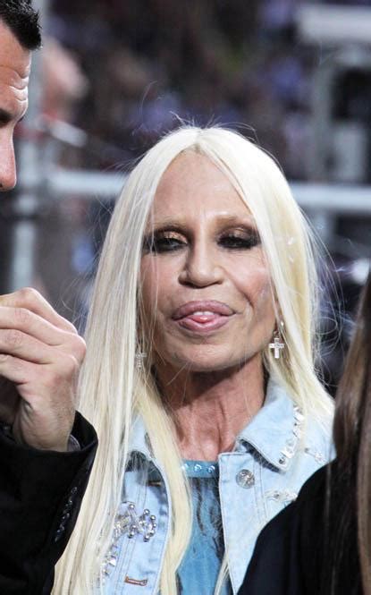 scarpe donatella versace|where is donatella versace now.